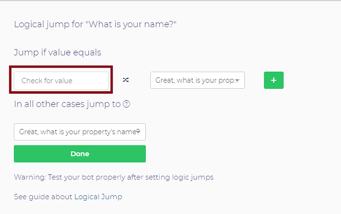 Logical Jump